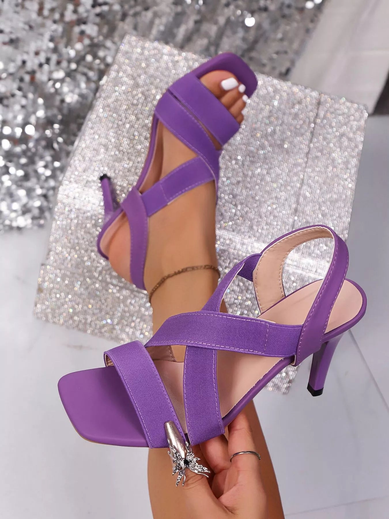 Open Toe High Heel Sandals
