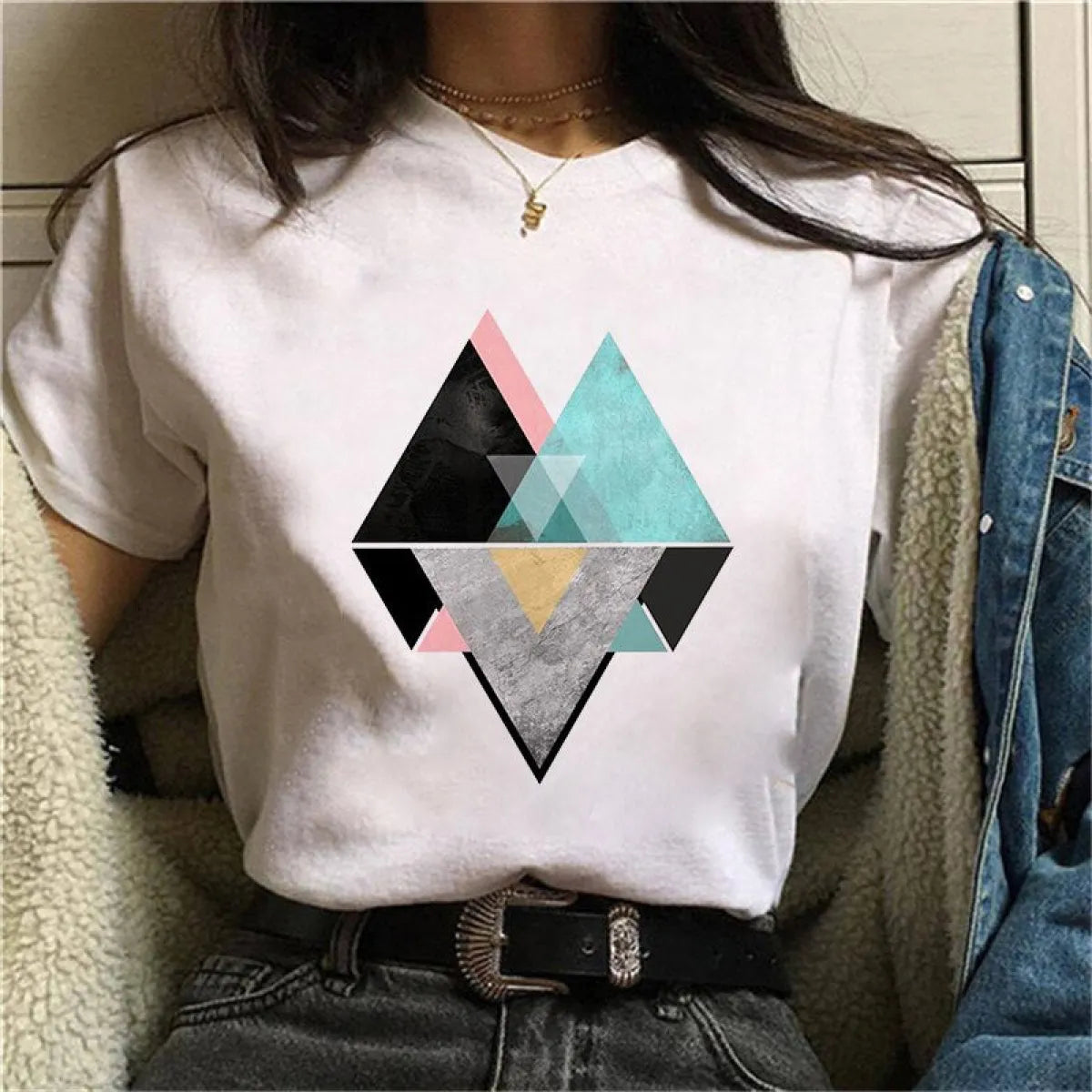 Harajuku Geometry T-shirts