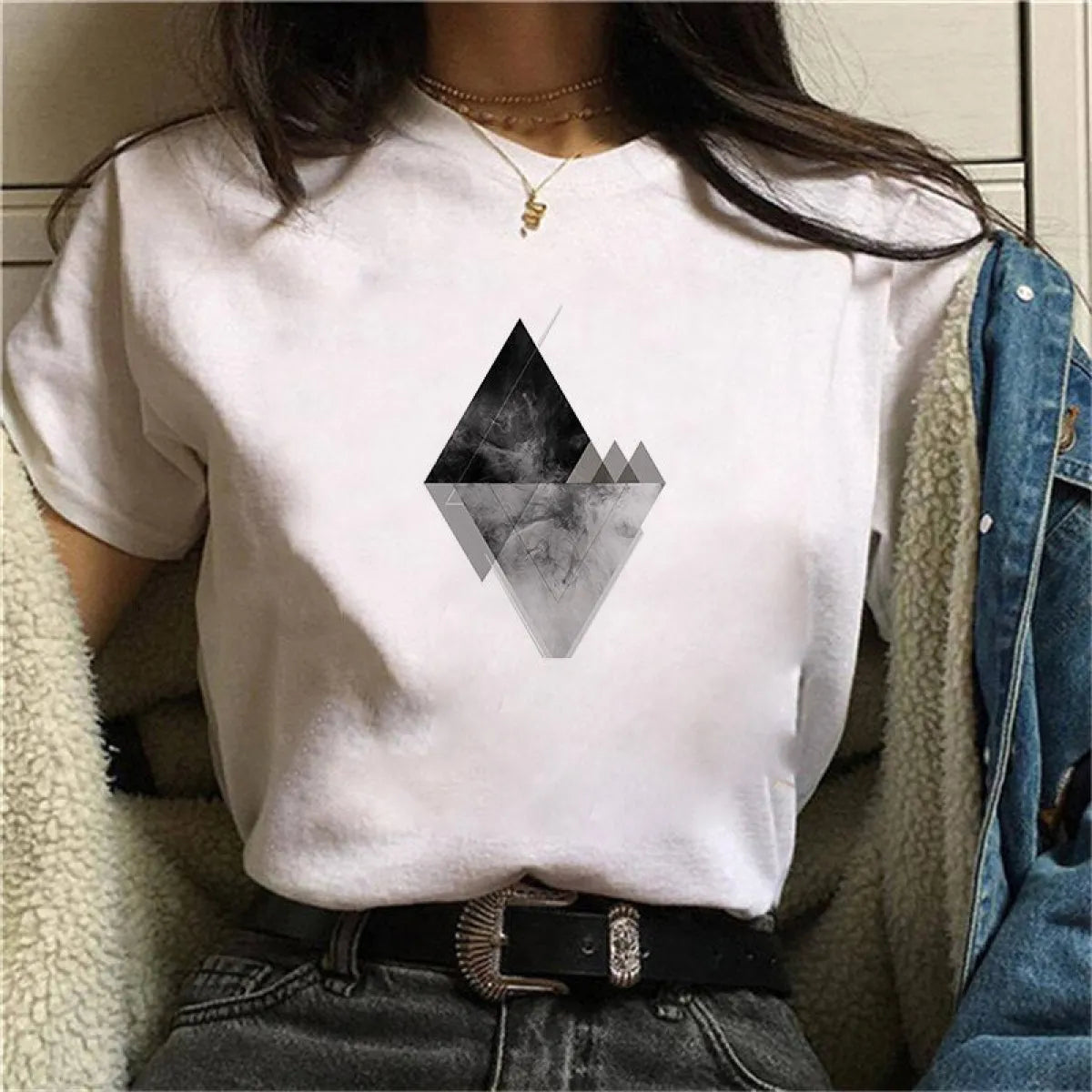 Harajuku Geometry T-shirts