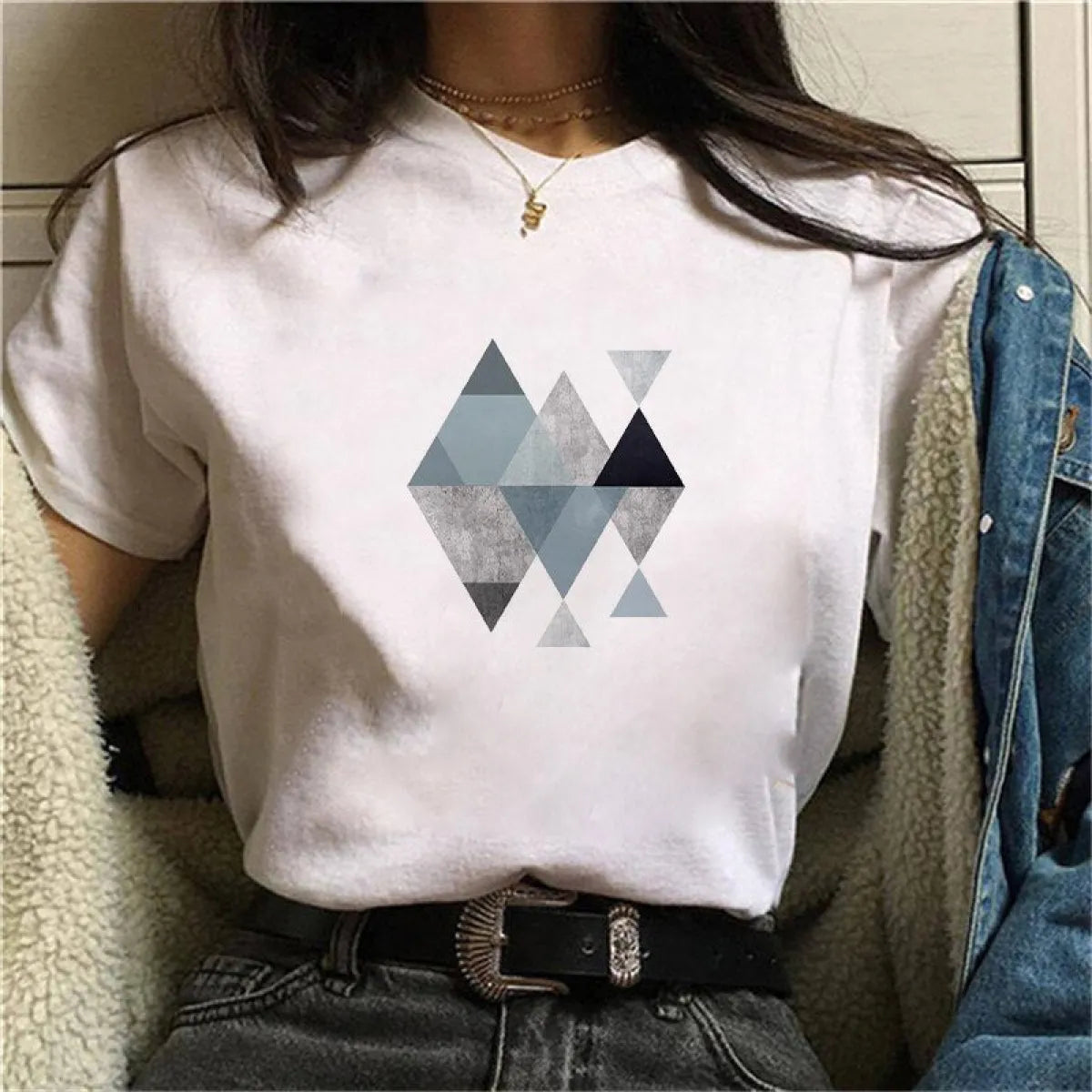 Harajuku Geometry T-shirts