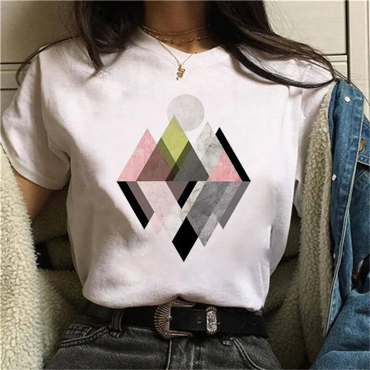 Harajuku Geometry T-shirts