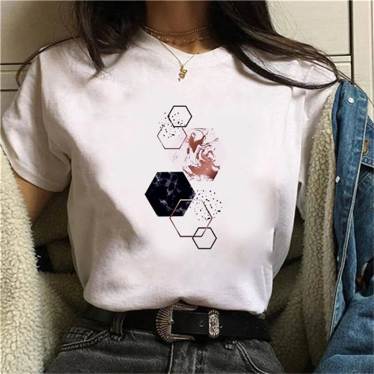Harajuku Geometry T-shirts
