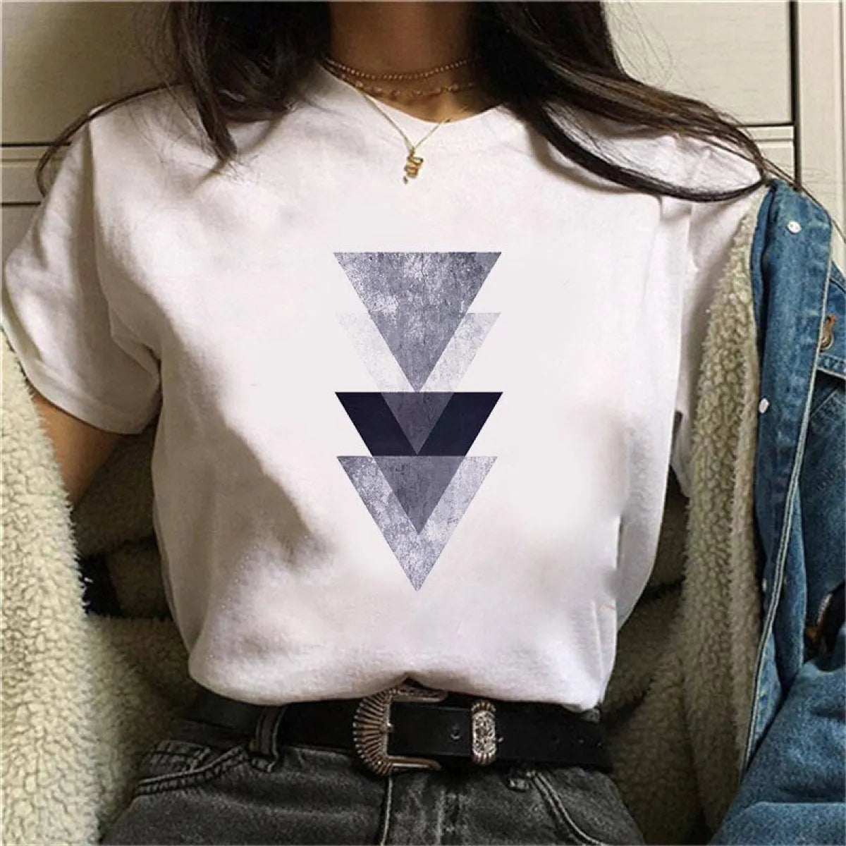 Harajuku Geometry T-shirts